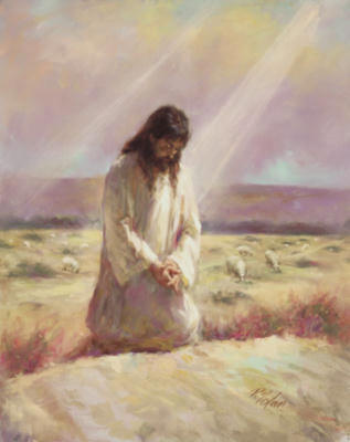 Images Of Jesus Praying. Jesus Fasting And Praying